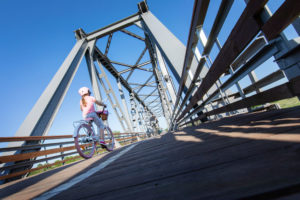 Most nad Odrą - Kolej na rower