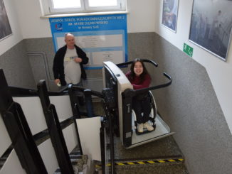 Niepełnosprawni uczniowie ZSP nr 2 mogą poruszać się pomiędzy kondygnacjami budynku