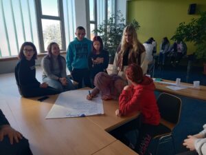 Spotkanie młodzieży ZSP nr 2 i Cottbus - zajęcia warsztatowe 