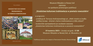 Zaproszenie Muzeum Miejskie w Nowej Soli 19 kwietnia 2022 r. godz. 17.00