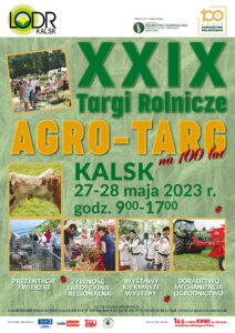 Plakat XXIX Targi Rolnicze AGRO-TARG w Kalsku