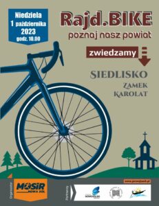 Plakat wydarzenie 1.10.2023 - rajd do Siedliska 